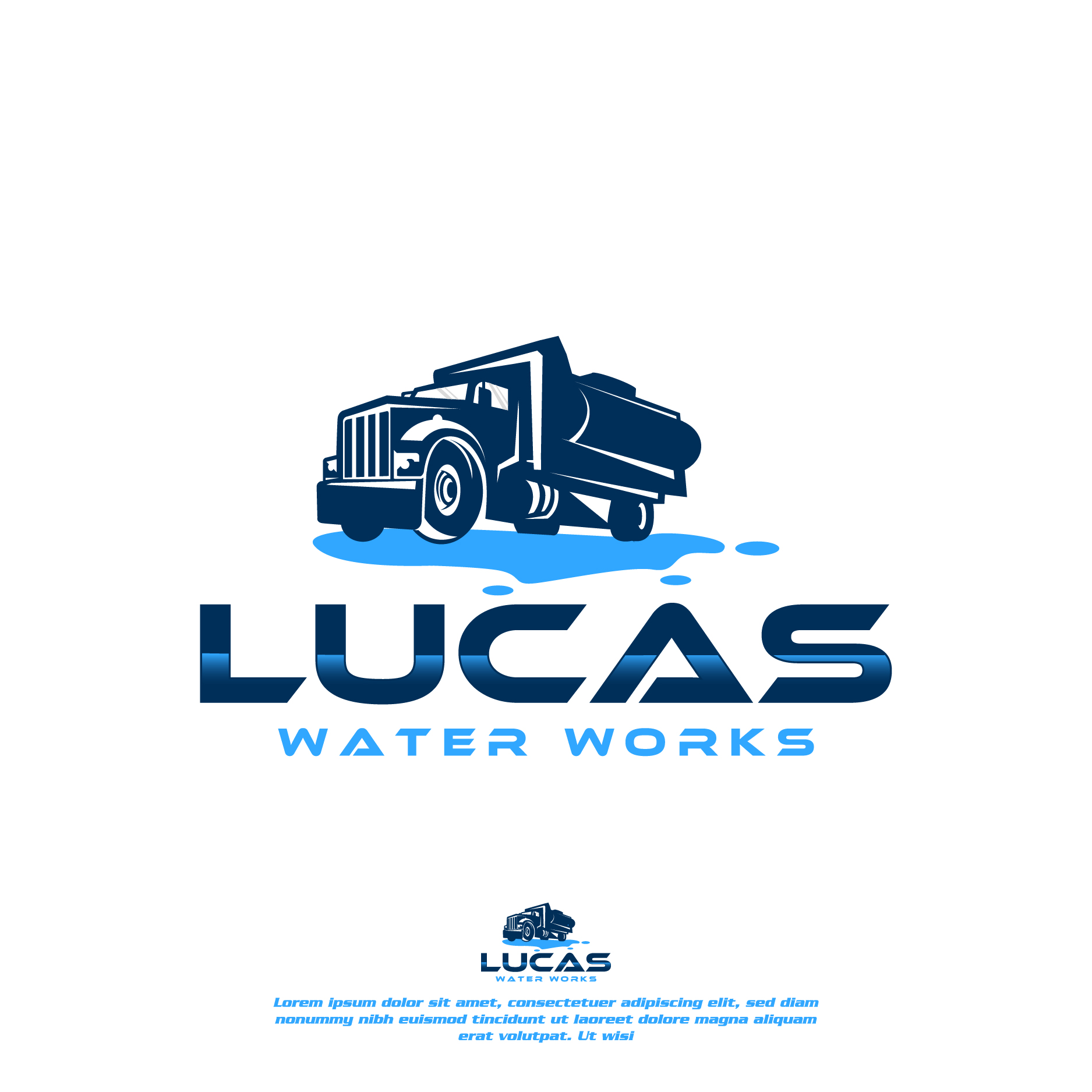 Logo-Design von creative.bugs für Lucas fuel llc | Design #28309597