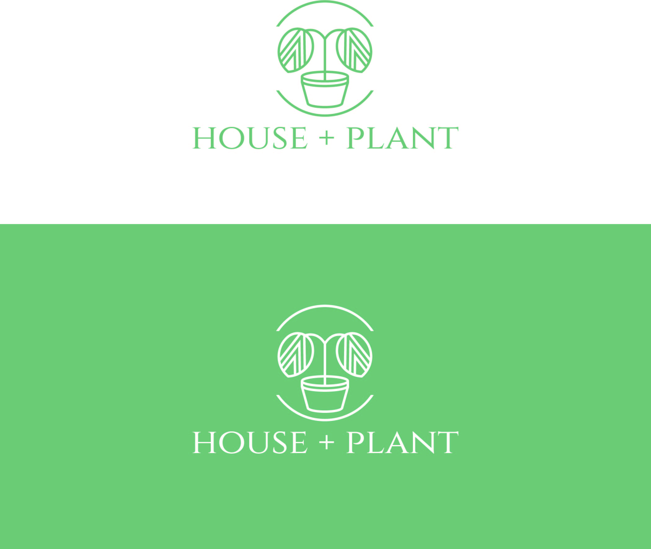 Logo Design by ILLUSTRATOR PRO for House + Plant | Design #28341007