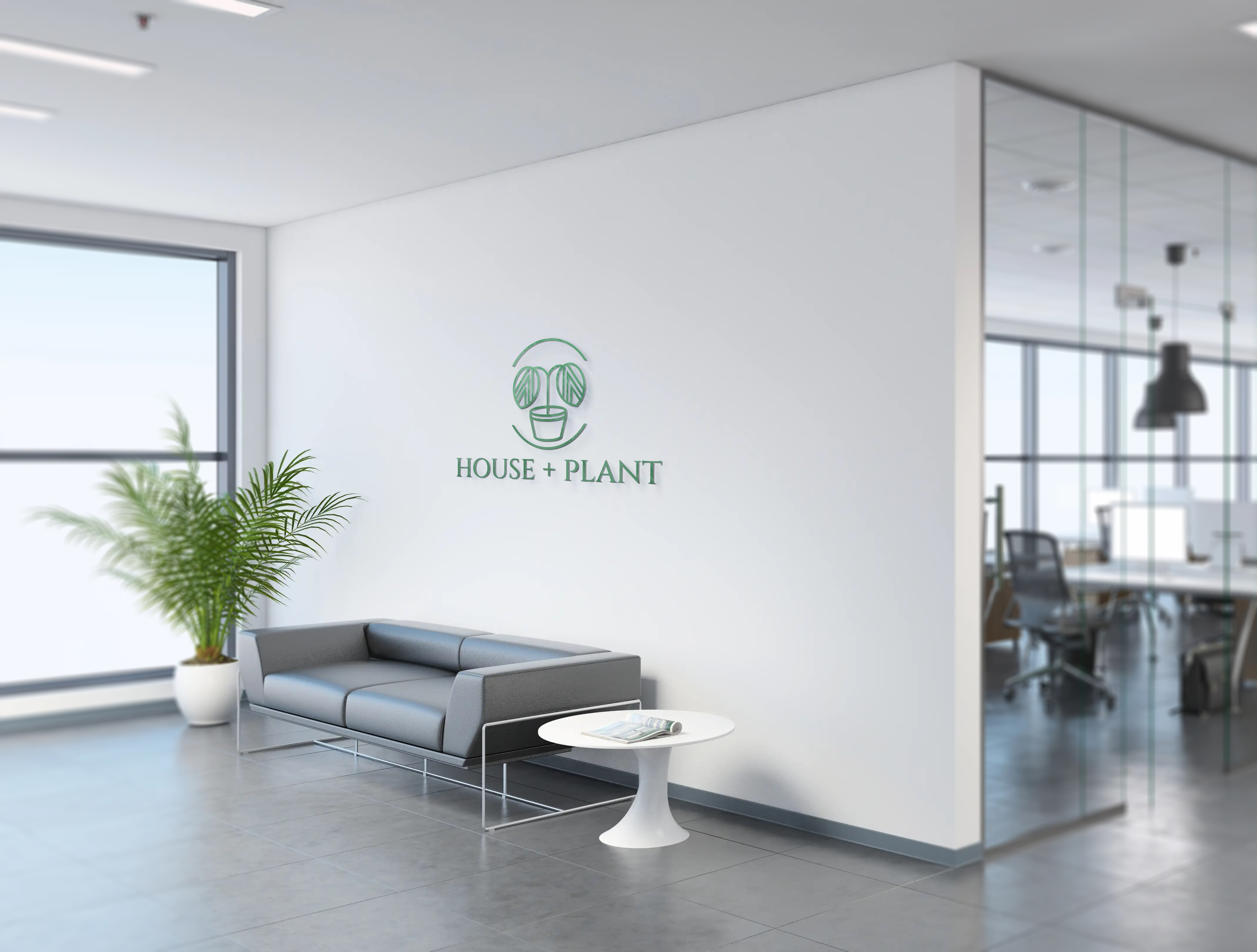 Logo Design by ILLUSTRATOR PRO for House + Plant | Design #28341033