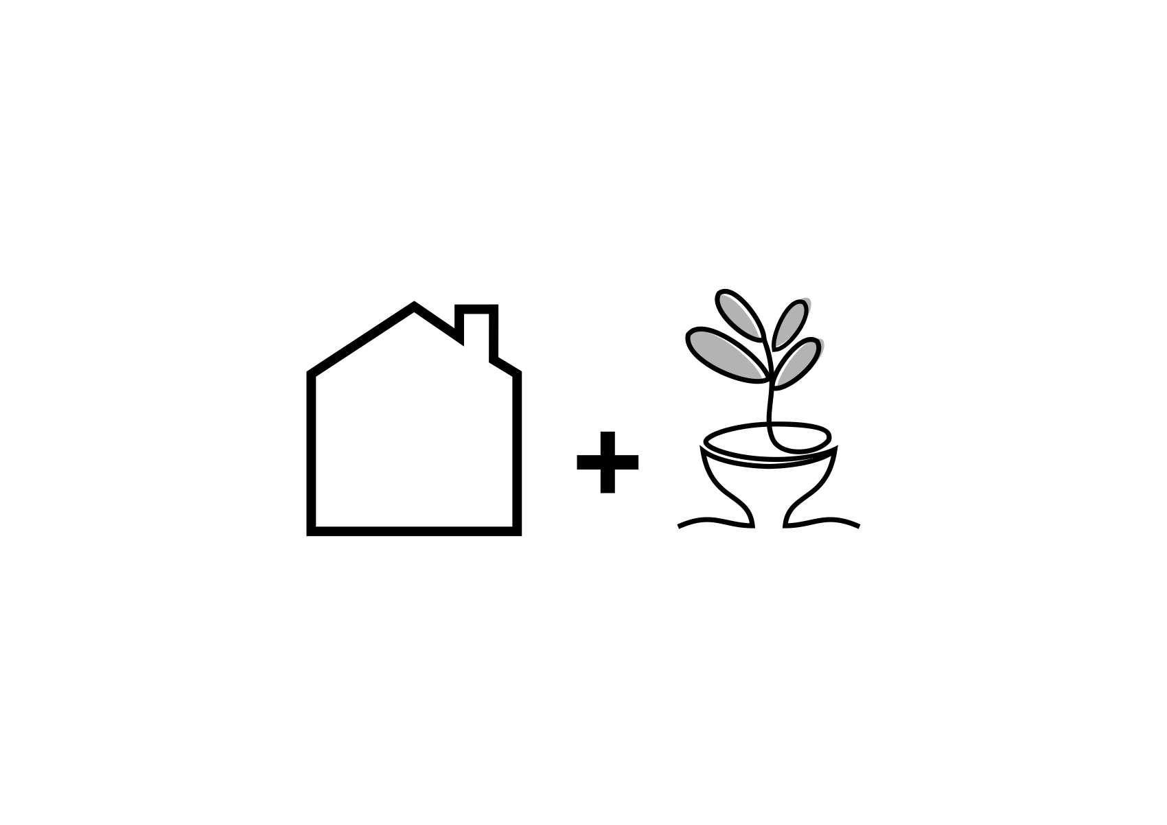 Logo Design by Atiek for House + Plant | Design #28306516