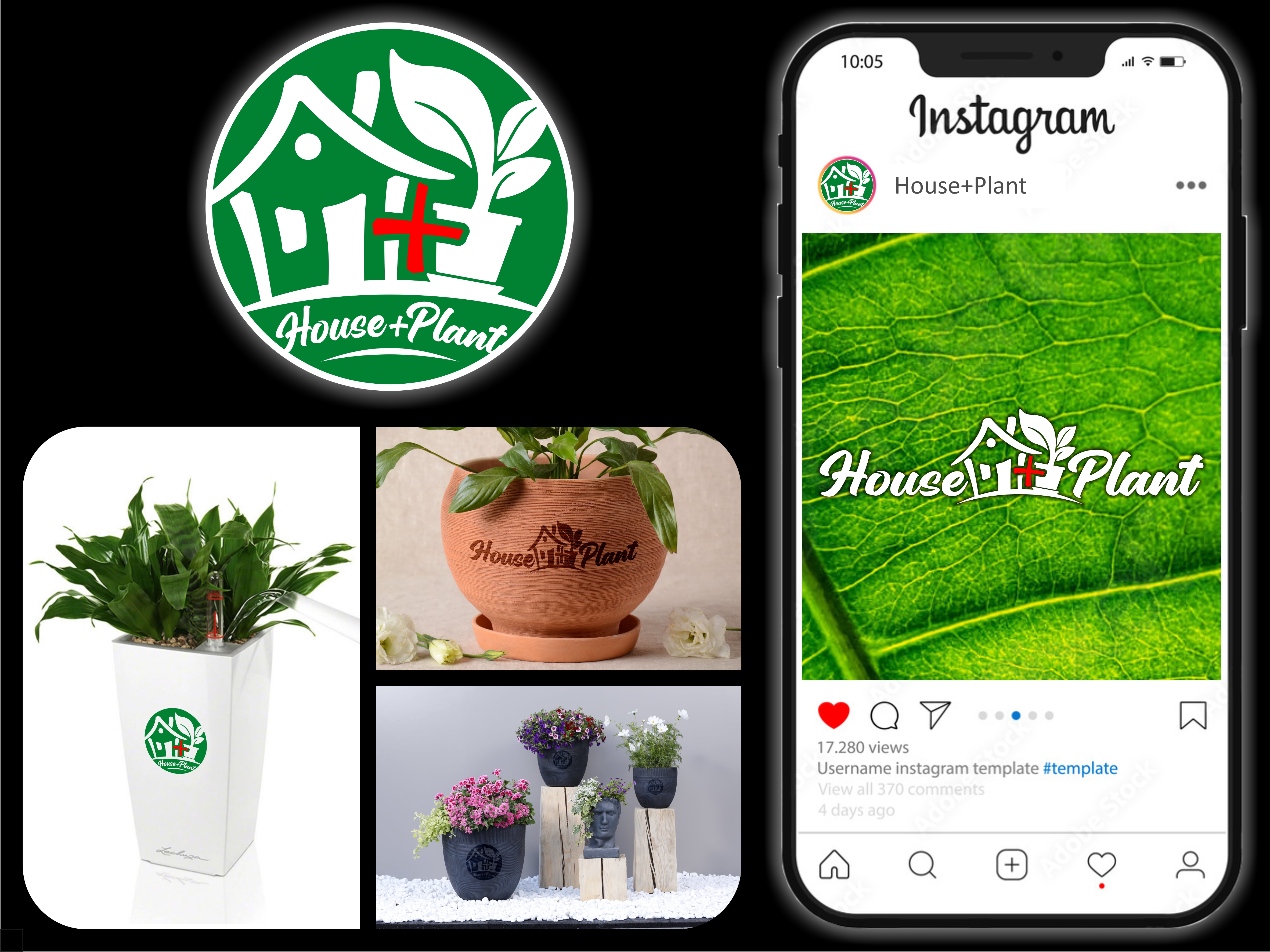 Logo Design by Dedcov for House + Plant | Design #28333495