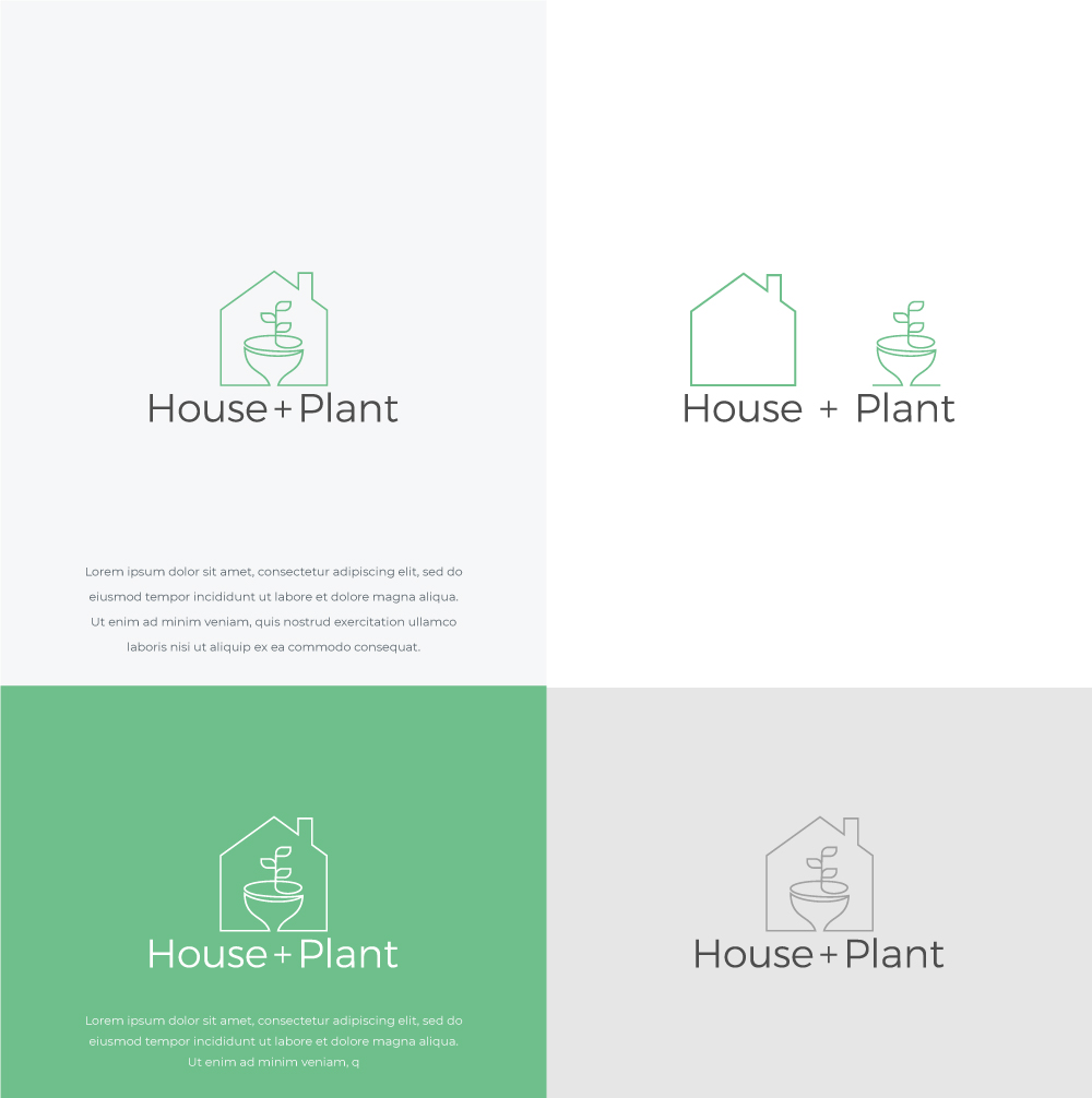 Logo Design by HWdesigns for House + Plant | Design #28307082