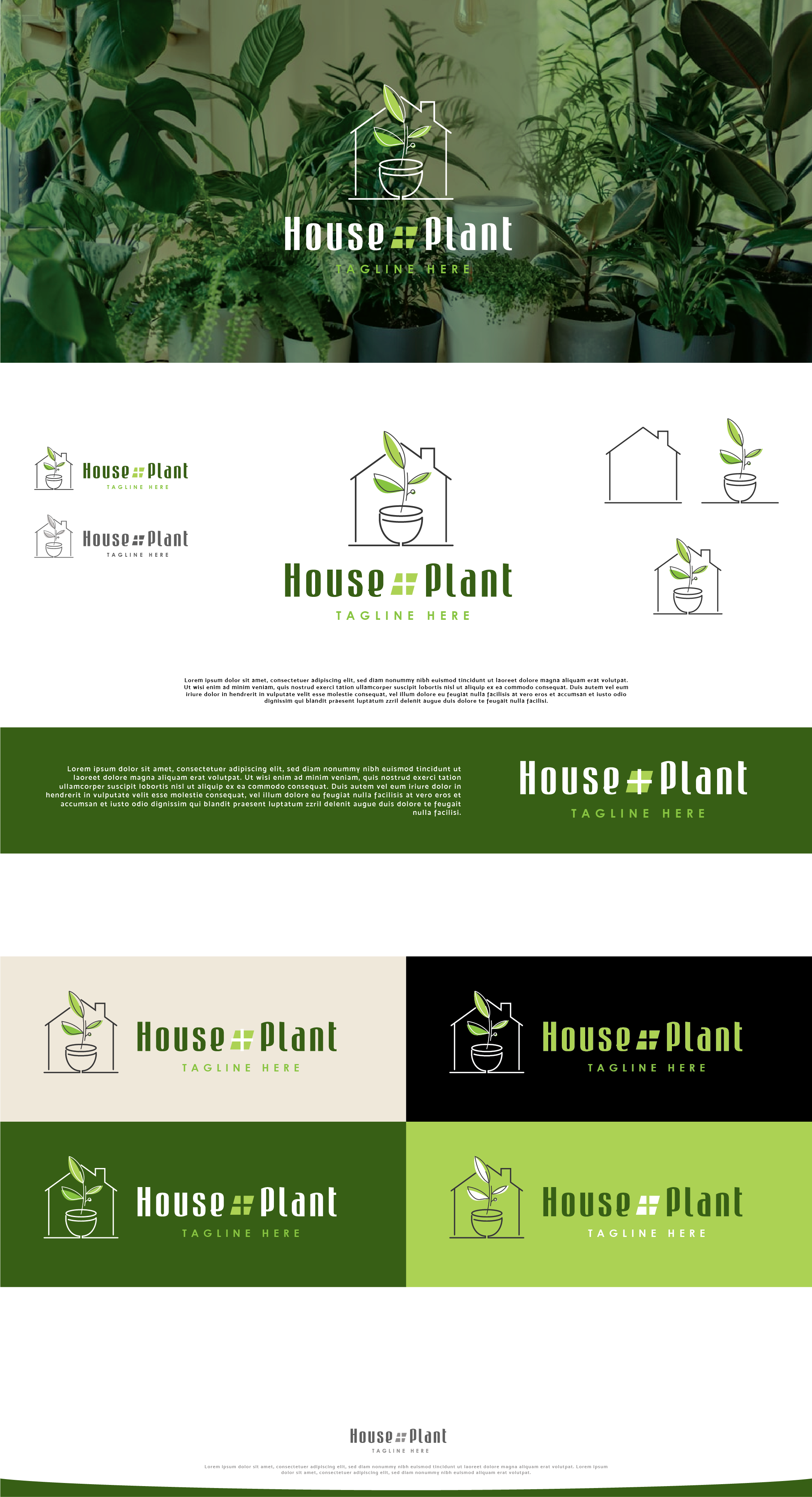Logo-Design von Gabriel T. Marques für House + Plant | Design #28310940