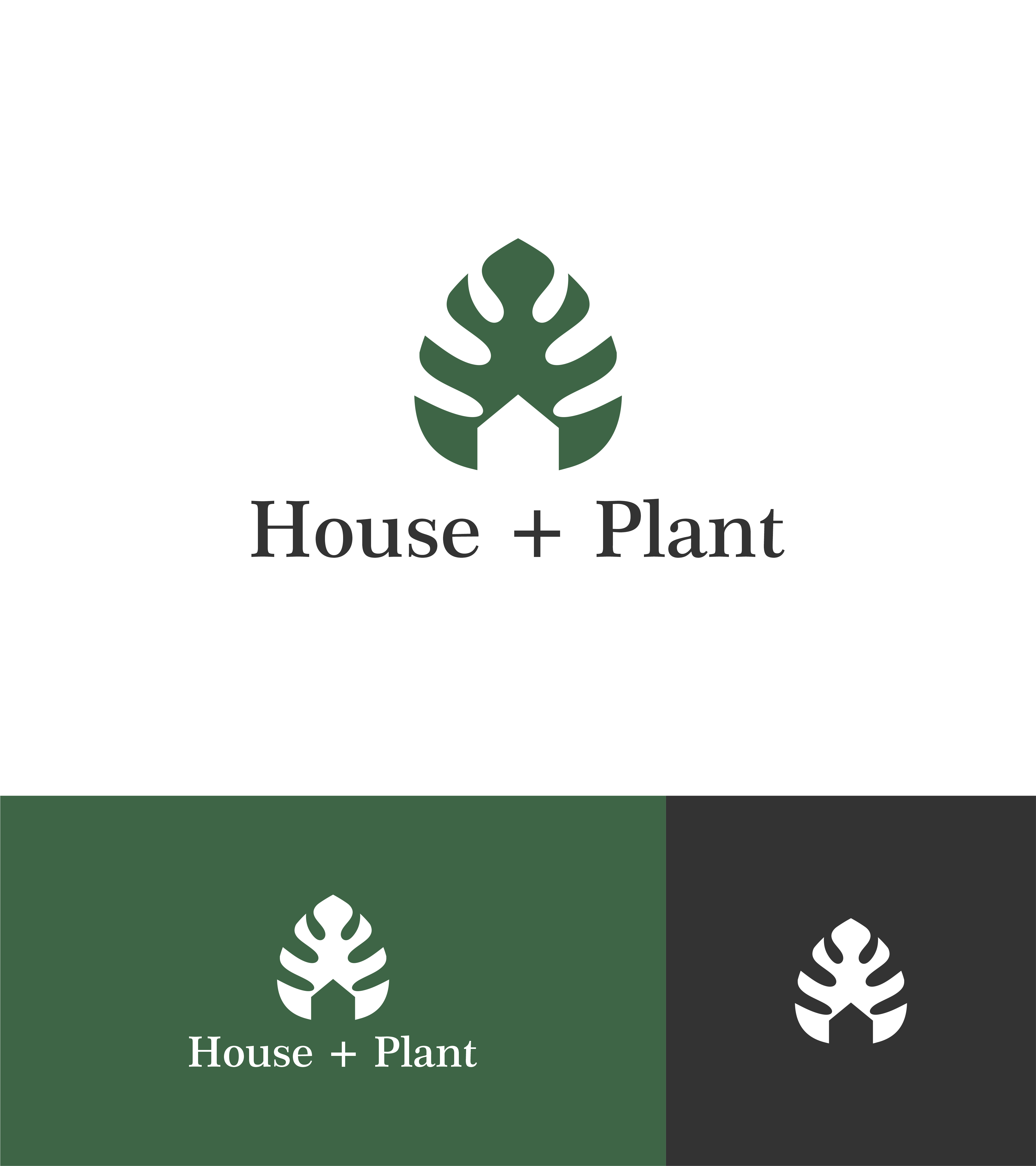 Diseño de Logo por soriyeee para House + Plant | Diseño #28339213
