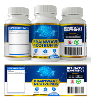 Etikett-Design von SAI DESIGNS für Brainwave Nootropics | Design: #28345967