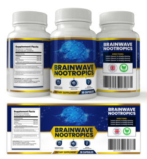 Etikett-Design von SAI DESIGNS für Brainwave Nootropics | Design: #28351928