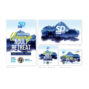 Young Adult Retreat Needs Event Promo Graphics | Graphic Design by ZeneFashions