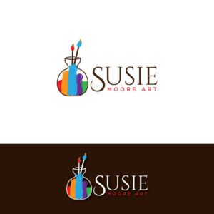 Susie Moore Art | Design de Logo par creative.bugs