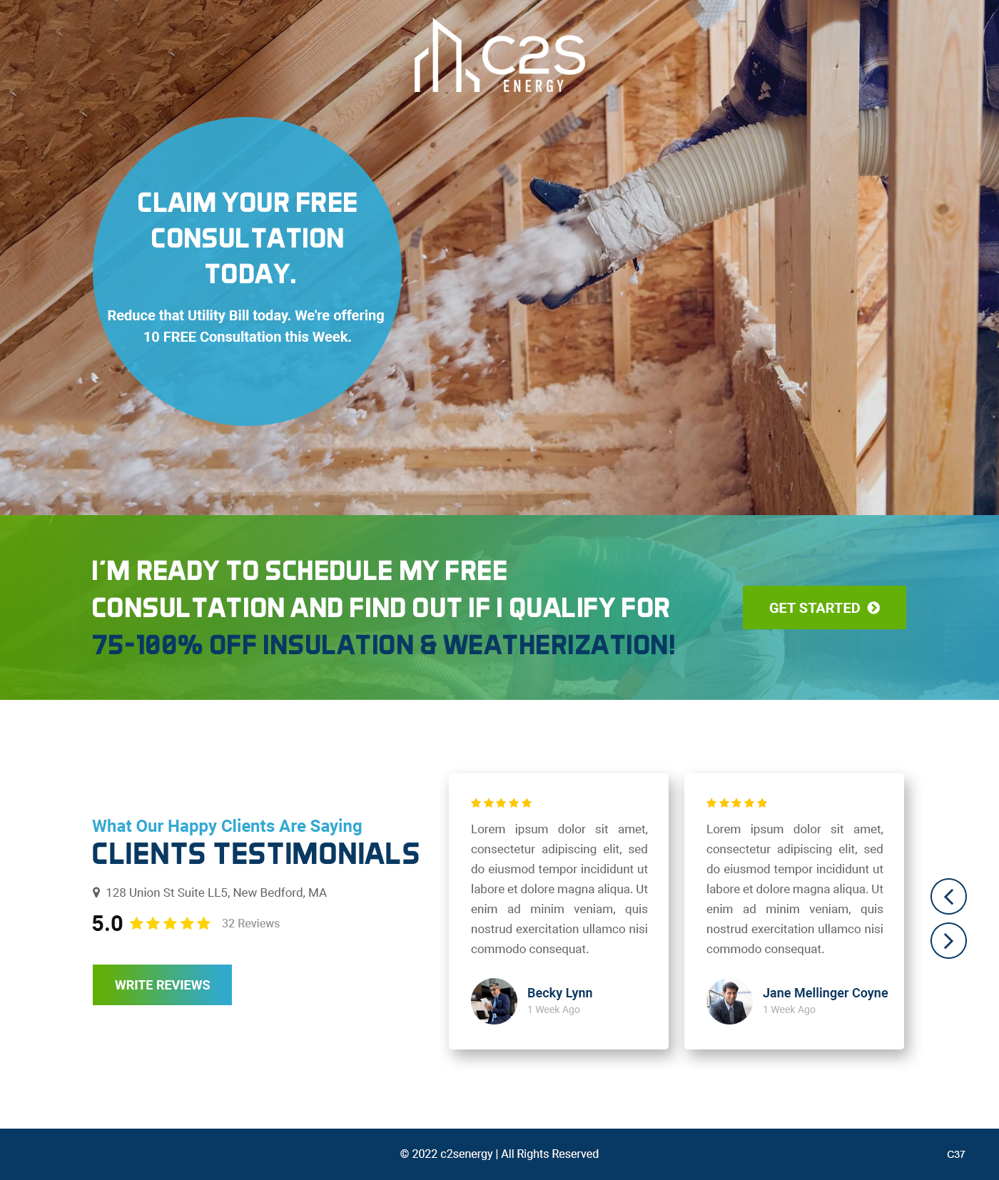 Landing Page Design by pb for C2S Development | Design #28316191
