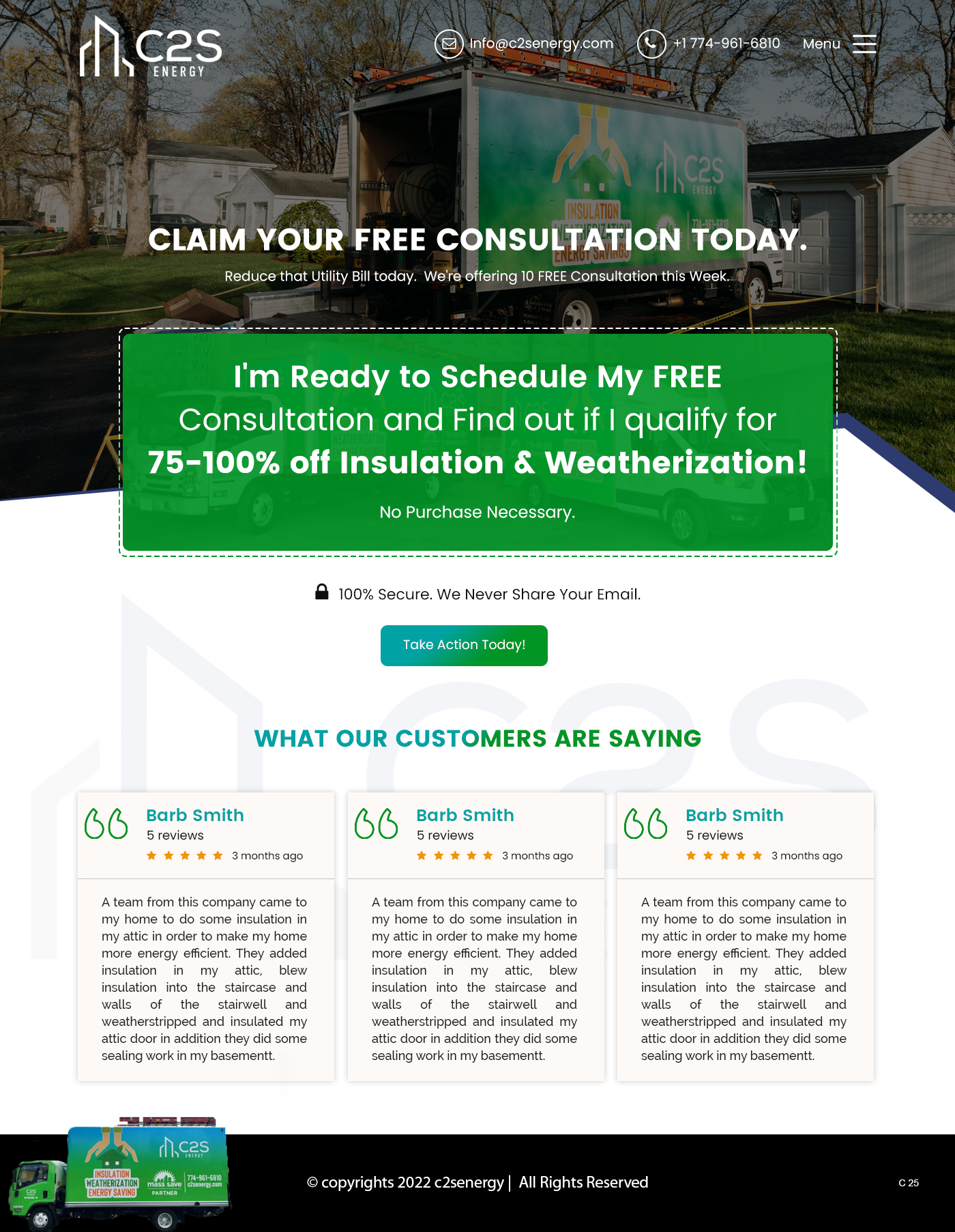 Landing Page Design by pb for C2S Development | Design #28316192