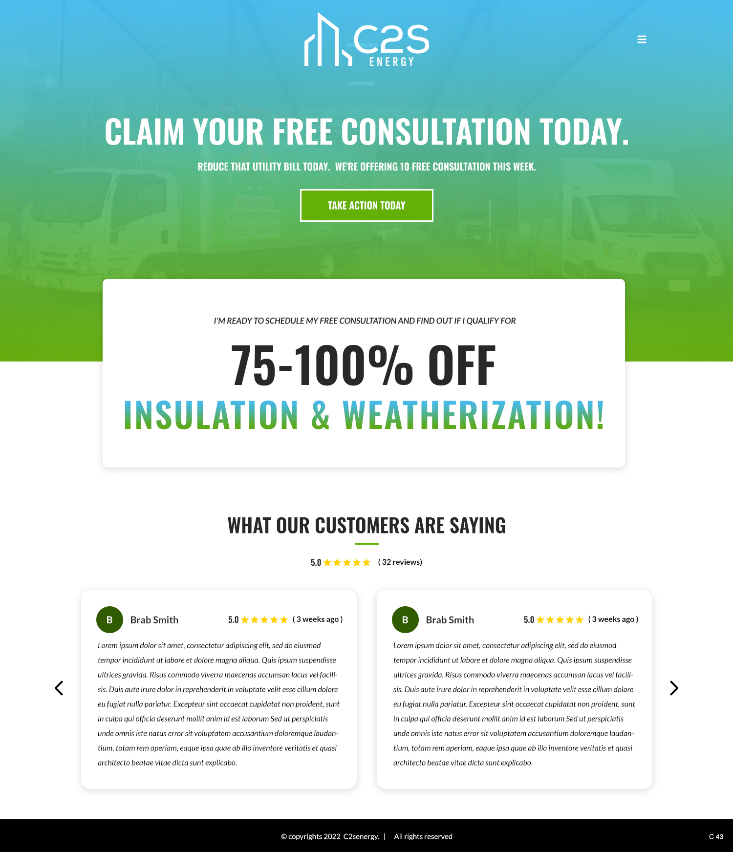 Landing Page Design by pb for C2S Development | Design #28316198