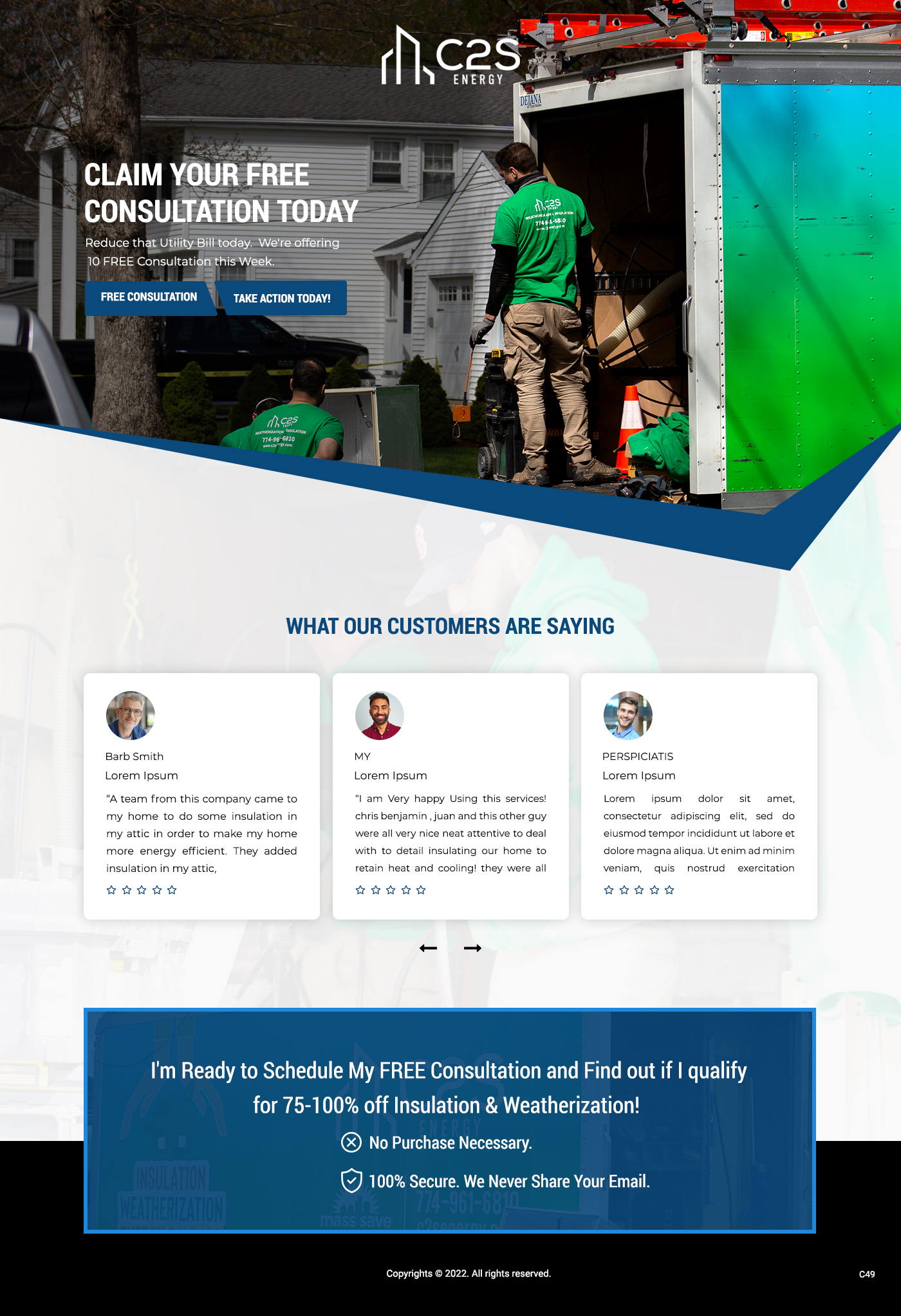 Landing Page Design by pb for C2S Development | Design #28316199