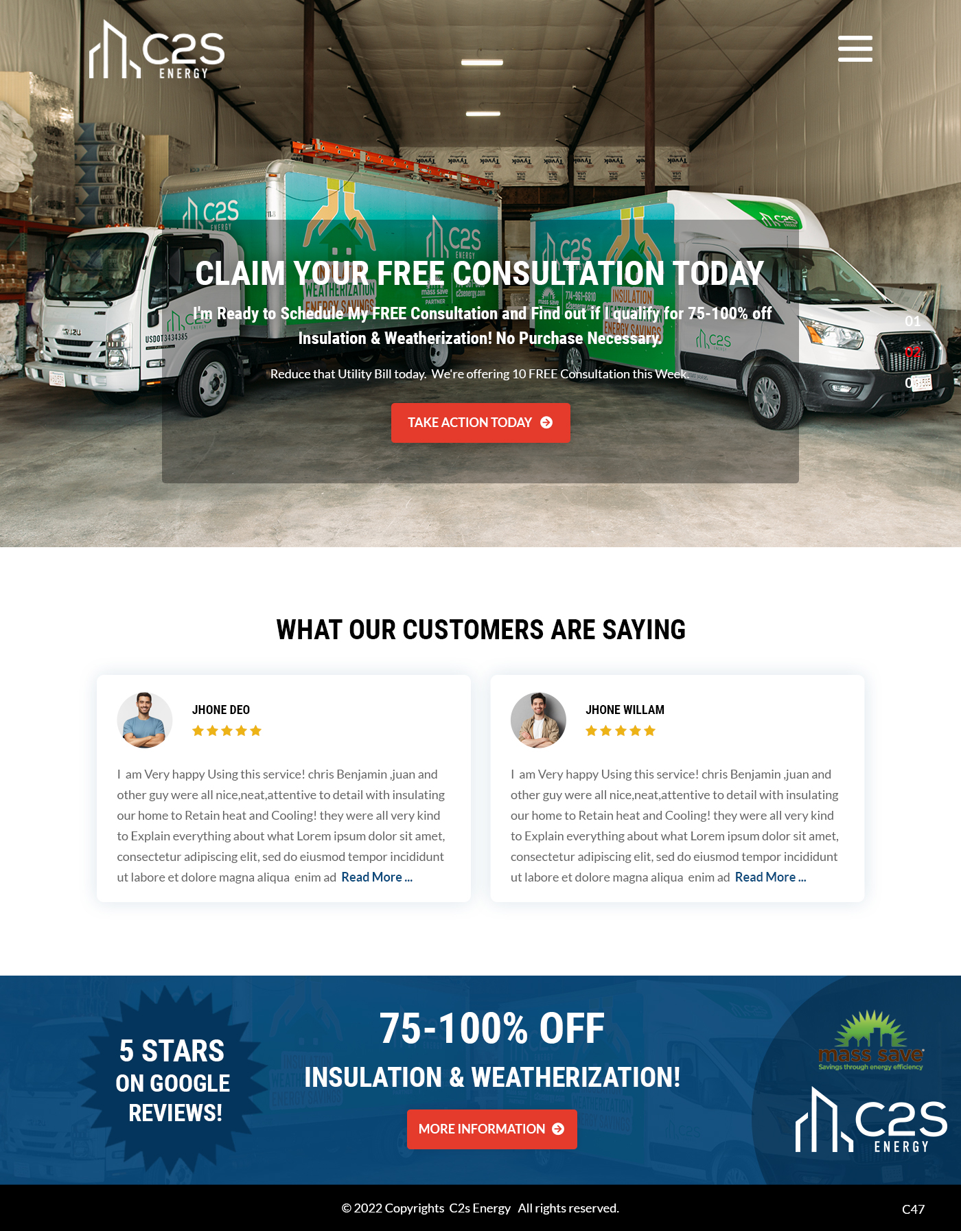 Landing Page Design by pb for C2S Development | Design #28316201