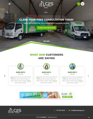 Landing Page Design by pb for C2S Development | Design: #28316202