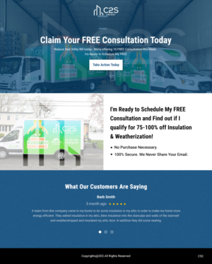 Landing Page Design by pb for C2S Development | Design: #28316203