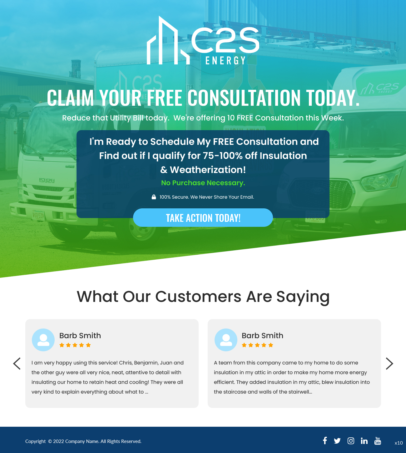 Landing Page Design by pb for C2S Development | Design #28316204