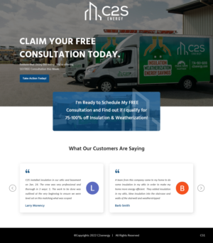 Landing Page Design by pb for C2S Development | Design: #28316206