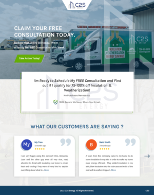 Landing Page Design by pb for C2S Development | Design: #28316207
