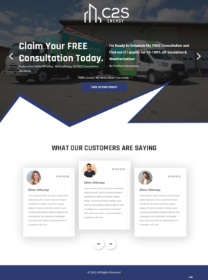 Landing Page Design by pb for C2S Development | Design: #28322314