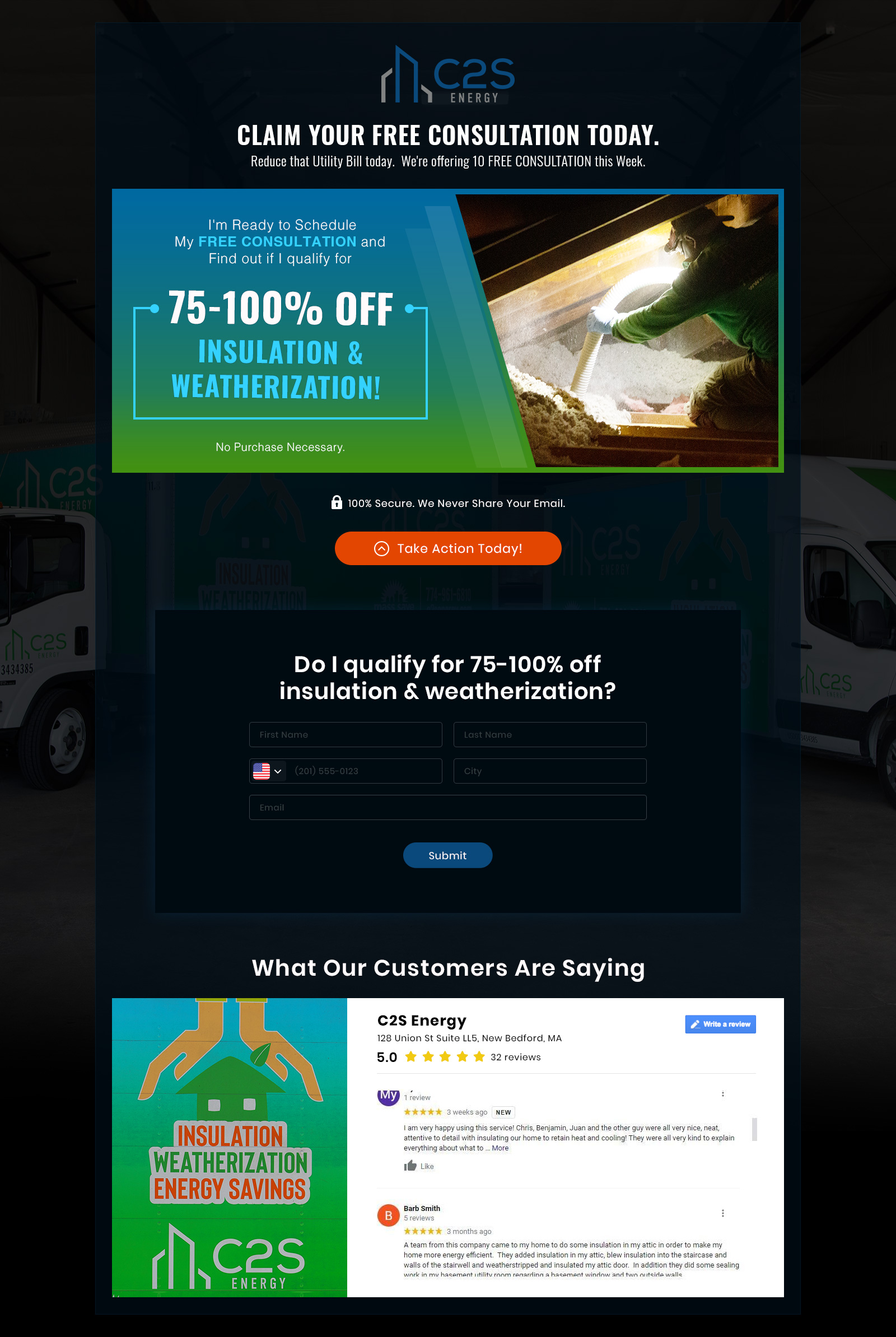 Landing Page-Design von Ved Web Services für C2S Development | Design #28316264
