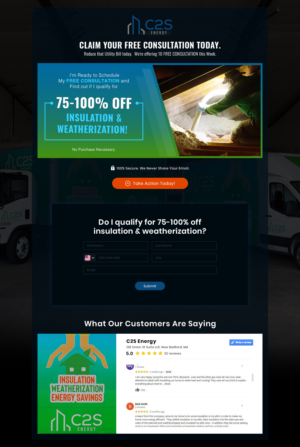 Landing Page Design by Ved Web Services for C2S Development | Design: #28316264