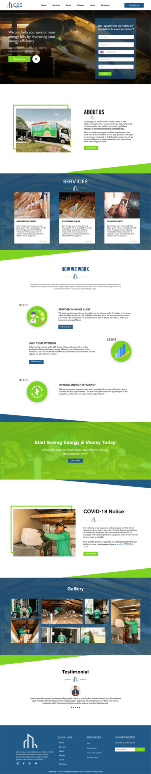 Landing Page Design by Adeel Rahman