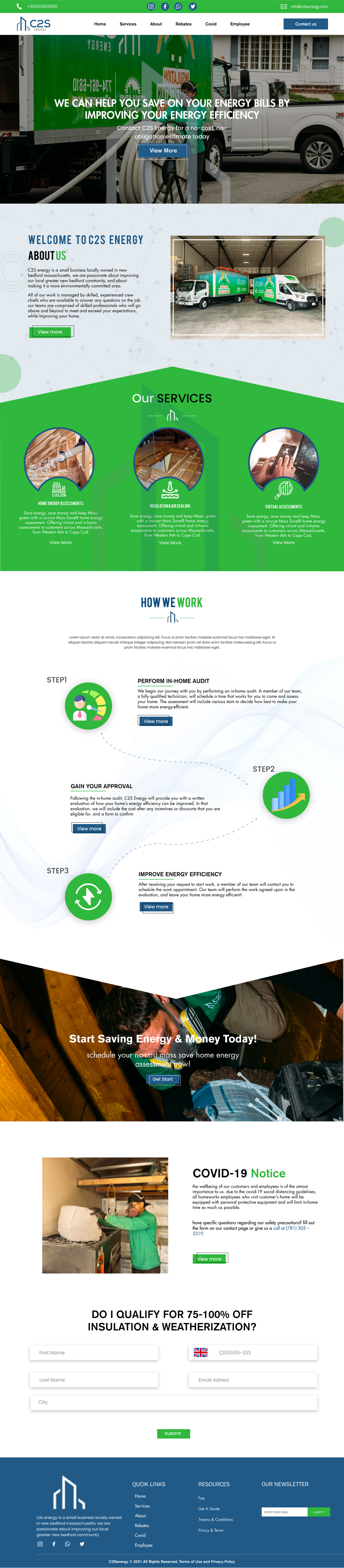 Landing Page Design by Adeel Rahman for C2S Development | Design #28346136