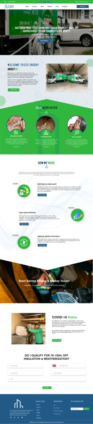 Landing Page Design by Adeel Rahman for C2S Development | Design: #28346136