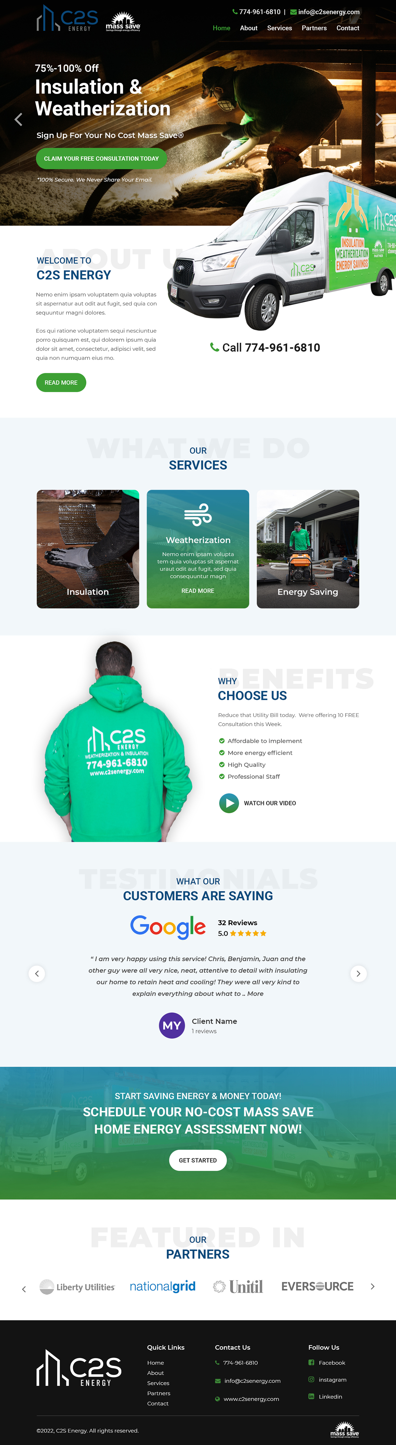 Landing Page Design by Starlyn DS for C2S Development | Design: #28314029