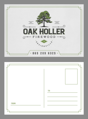 Firewood company Logo and Postcard Design! | Stationery Design by daniel462medina