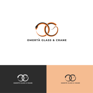 Logo Design by alitjuara for Omertà Glass & Crane | Design: #28337647