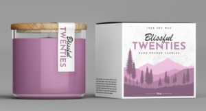 Blissful Twenties Candle Company needs a Label design | Design Étiquette par Graphic Storm