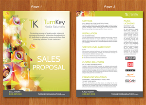 Flyer Design by Ekanite for TURNKEY MEDIA SOLUTIONS | Design: #3091723
