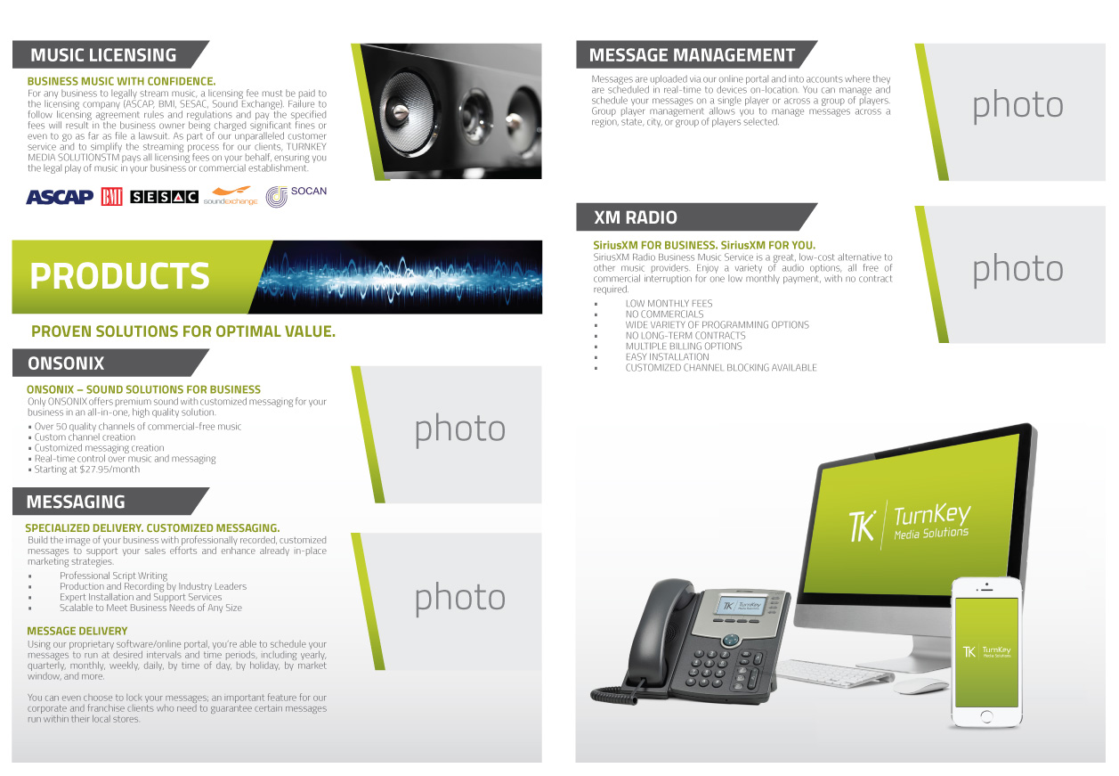 Diseño de Flyer por JCR para TURNKEY MEDIA SOLUTIONS | Diseño #3088566