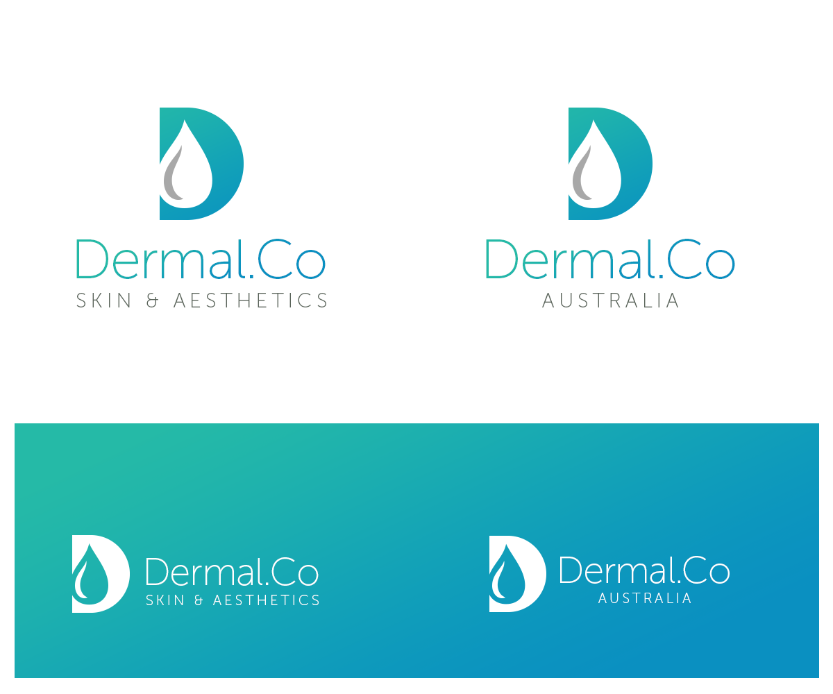 Logo Design by Andrés Sebastián for Dermal.Co | Design #28316578