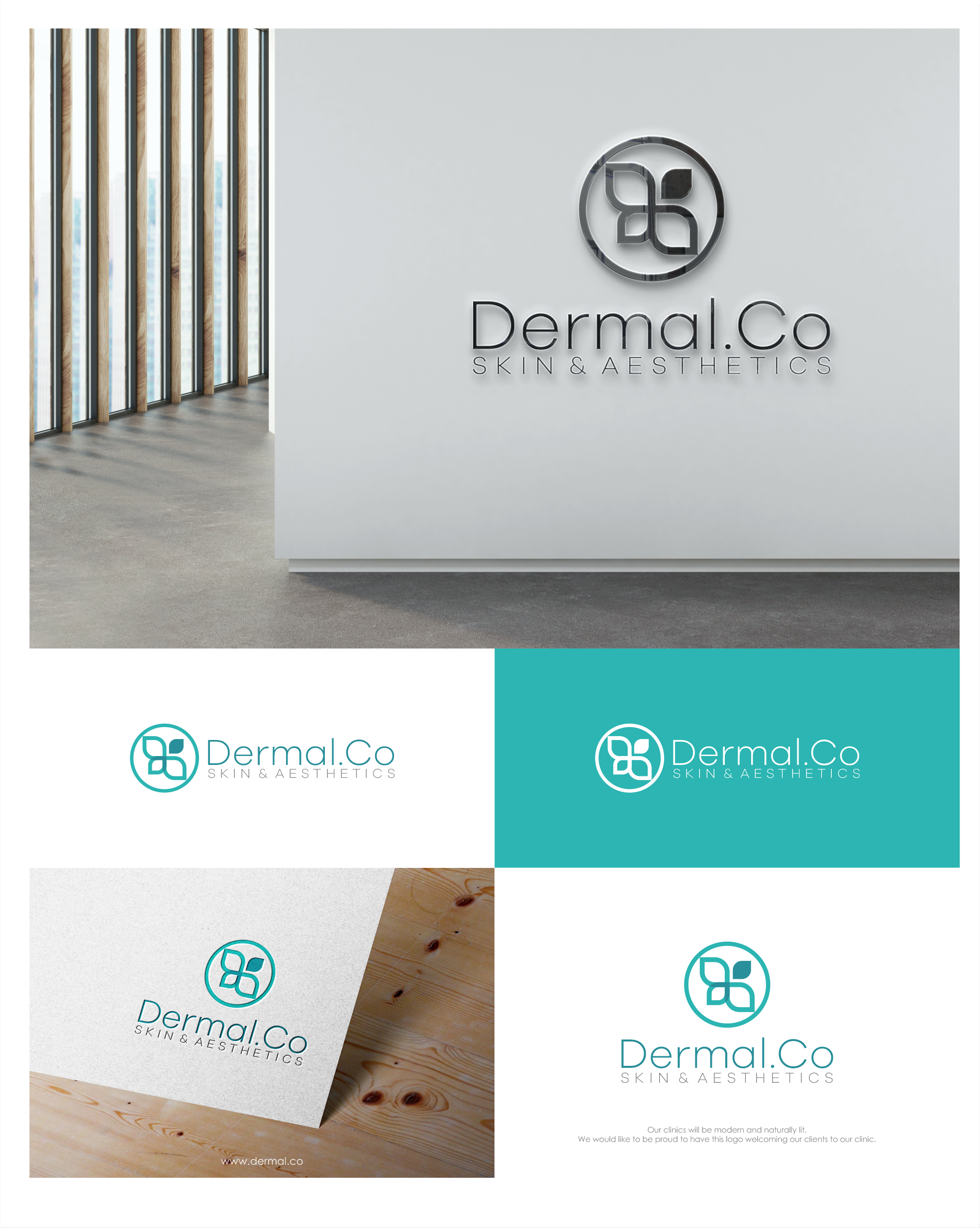 Logo Design by momo57 for Dermal.Co | Design #28385128