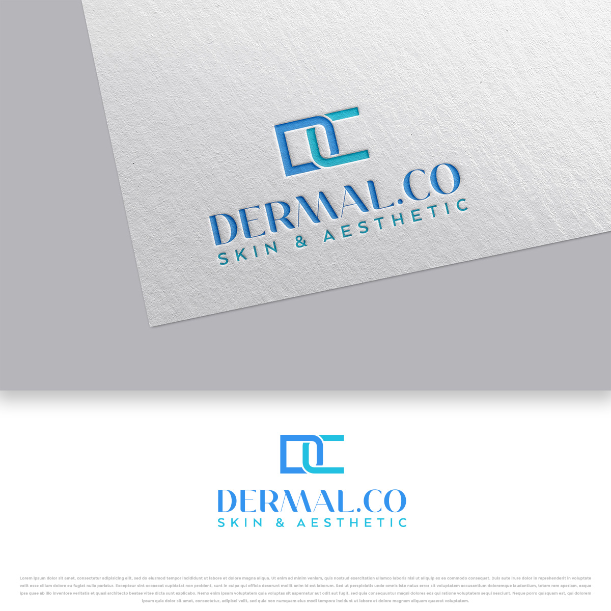Logo Design by DesignDUO for Dermal.Co | Design #28338797