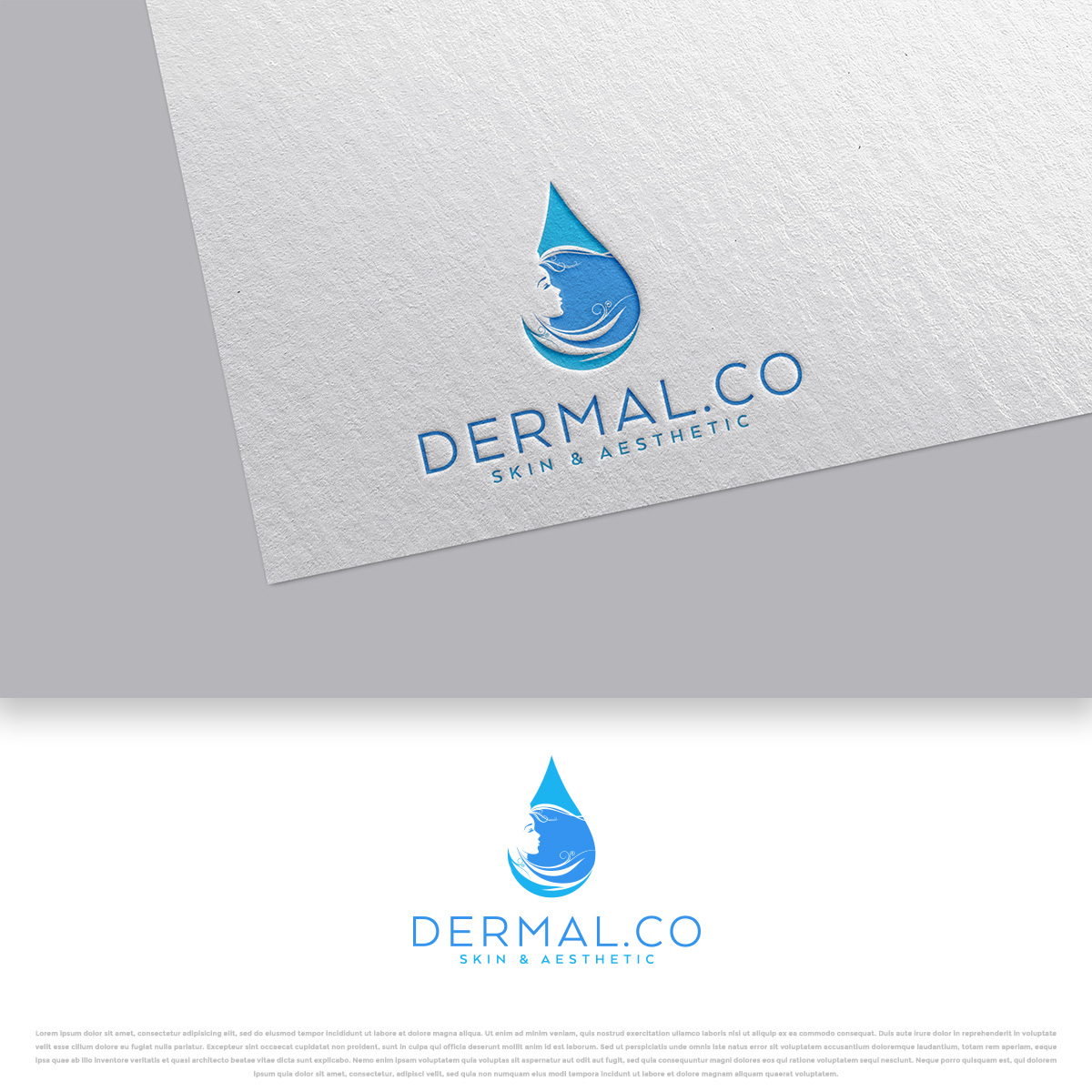 Logo Design by DesignDUO for Dermal.Co | Design #28338798