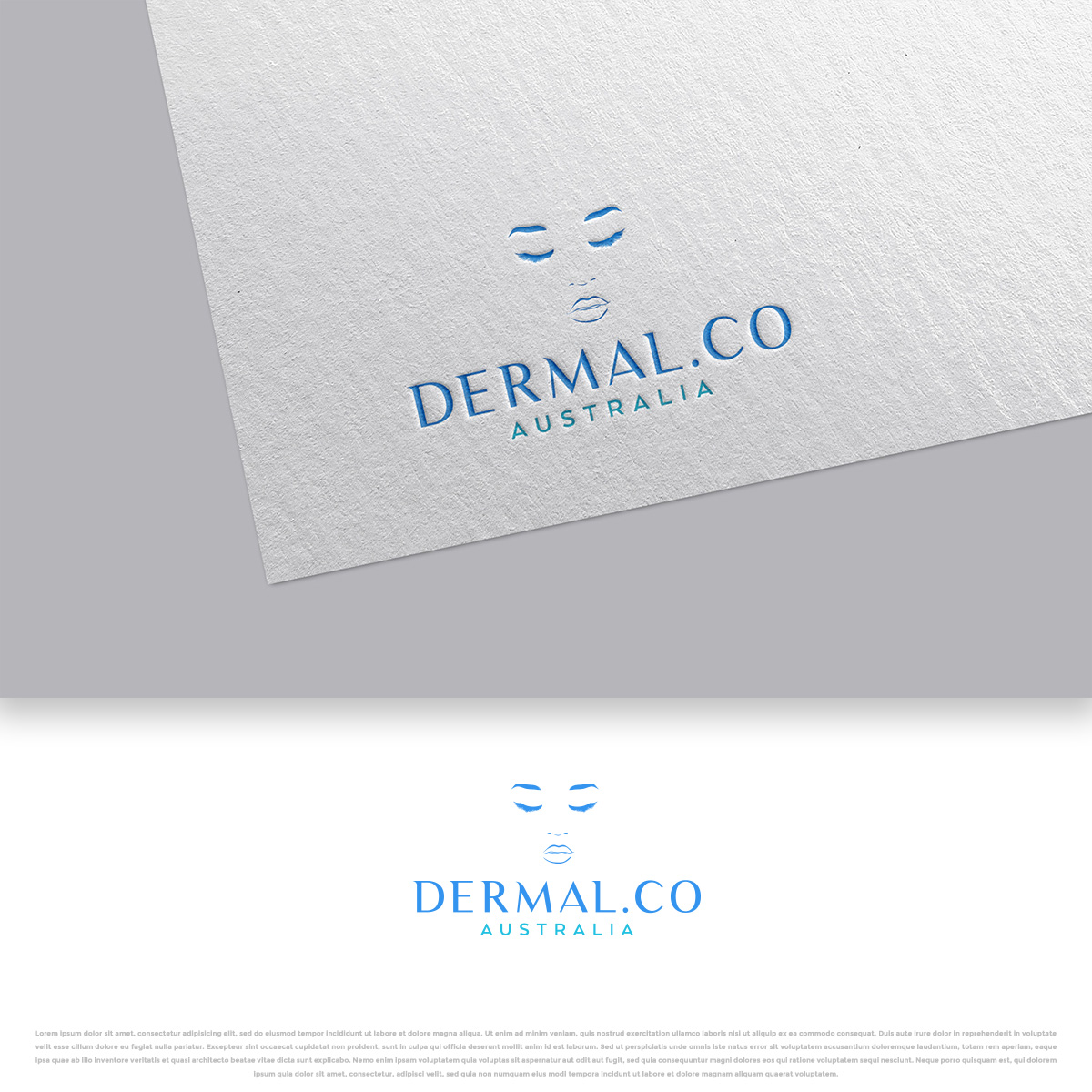 Logo Design by DesignDUO for Dermal.Co | Design #28338799