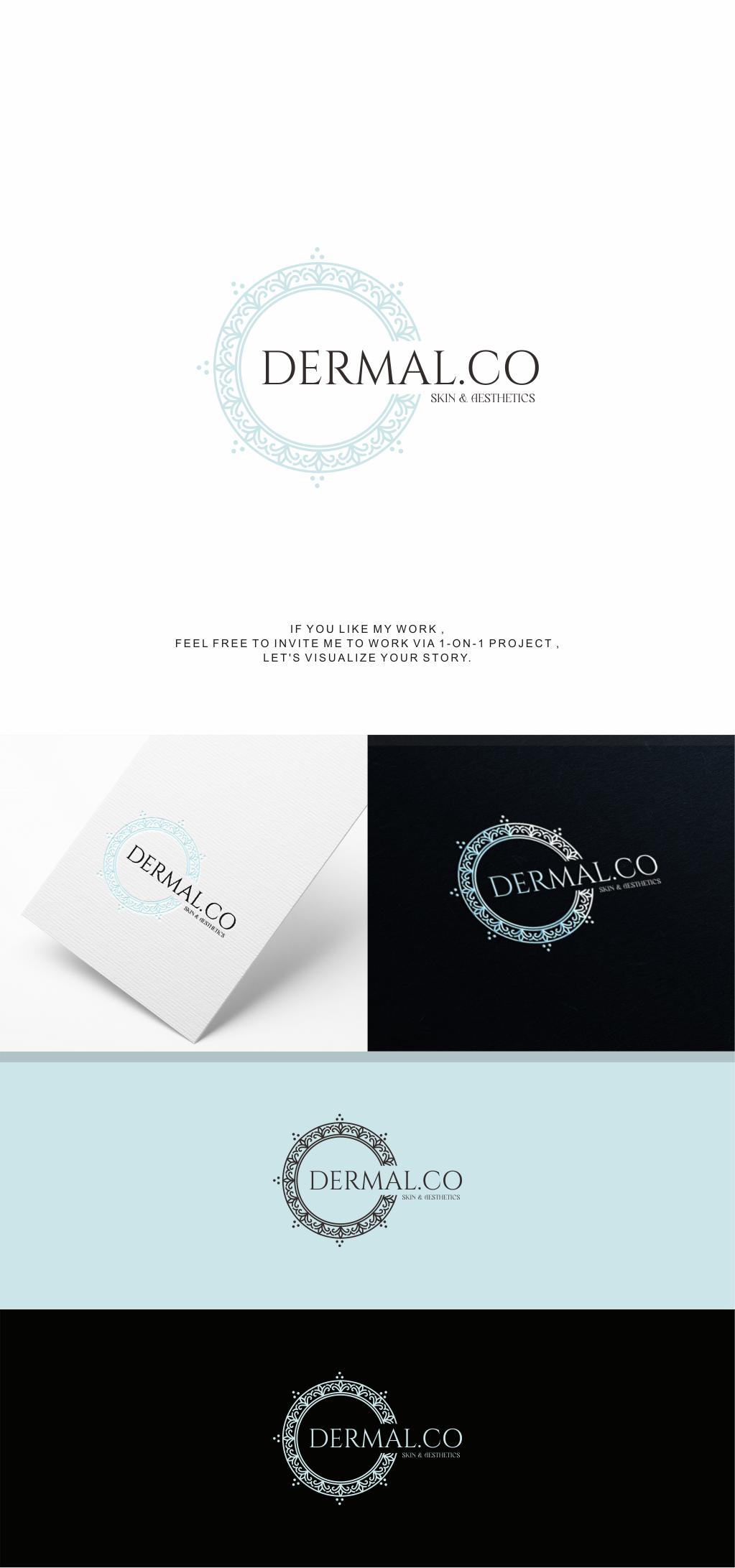 Logo Design by MASH Std for Dermal.Co | Design #28339015