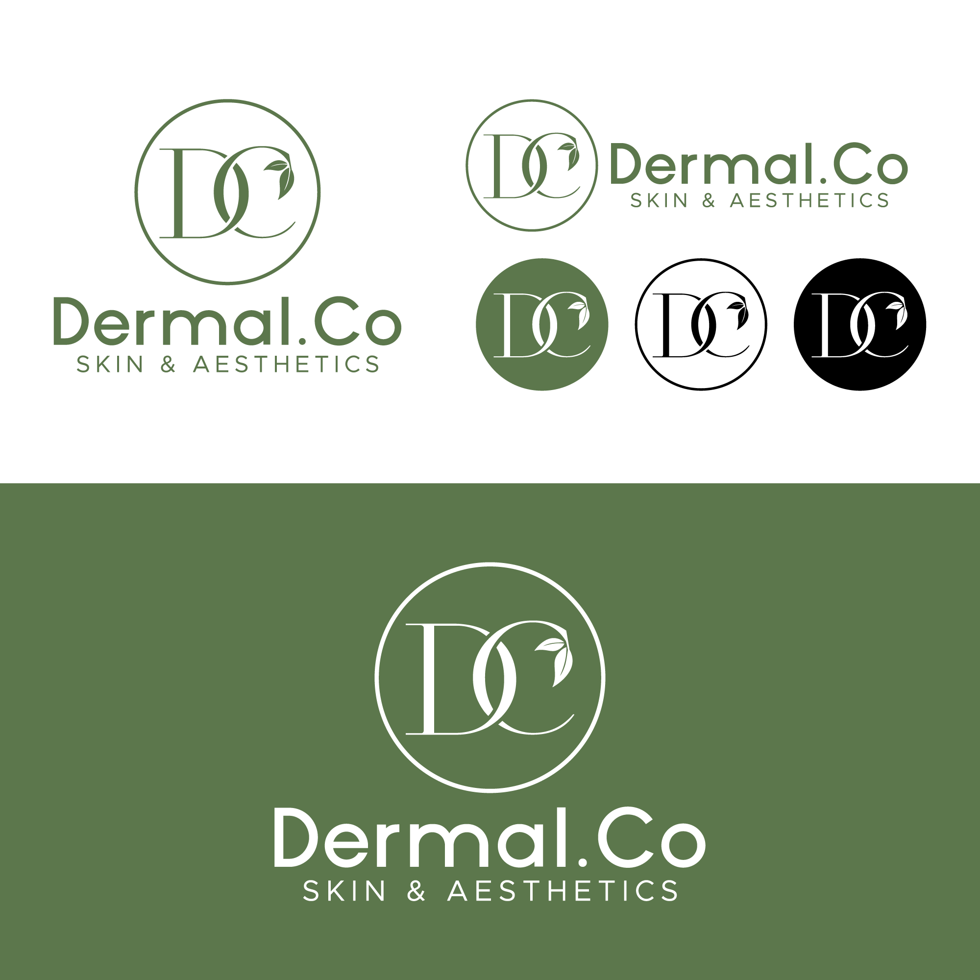 Logo Design by Zak deZign for Dermal.Co | Design #28315300