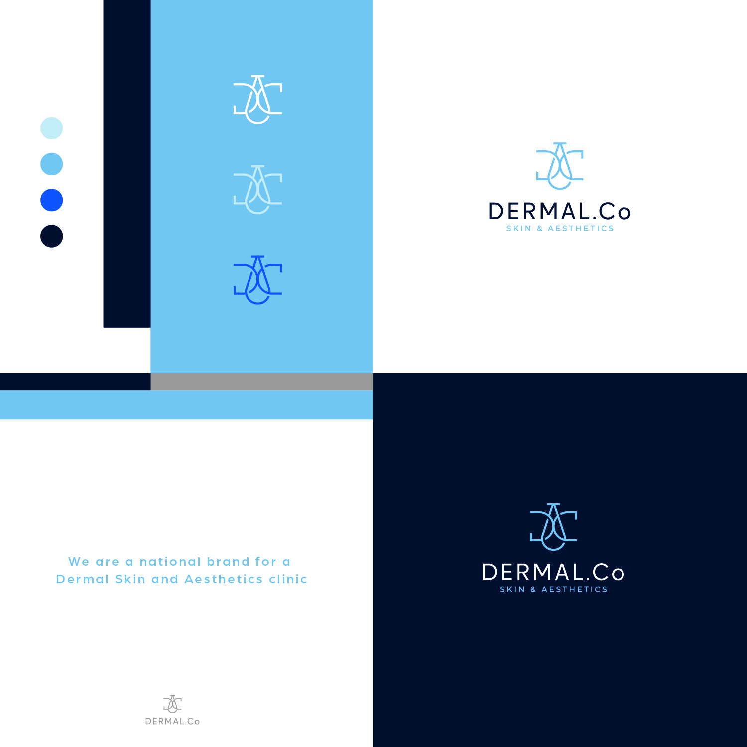 Logo Design by pixel stories for Dermal.Co | Design #28347667