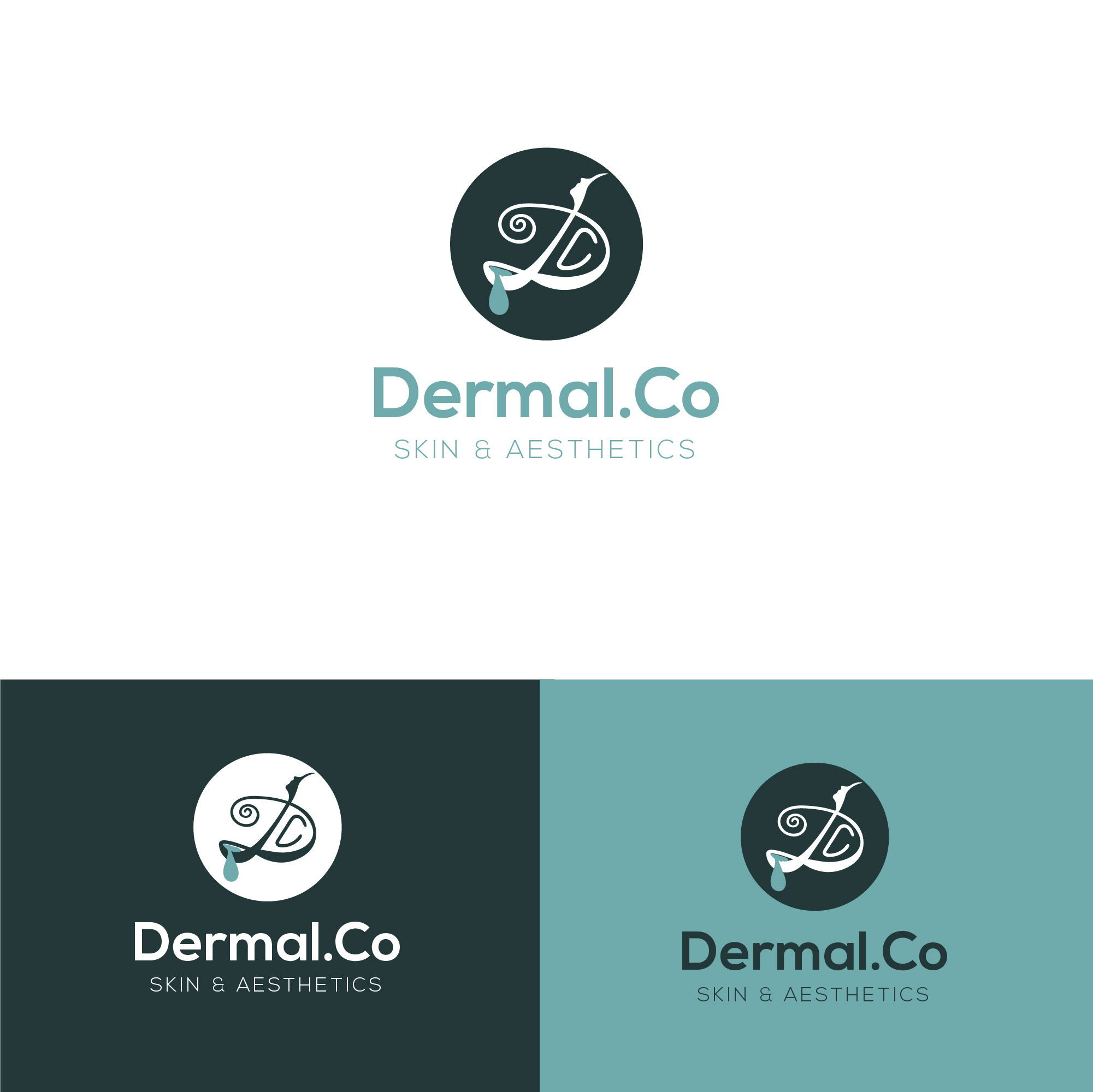 Logo Design by vidarshana 2 for Dermal.Co | Design #28390852