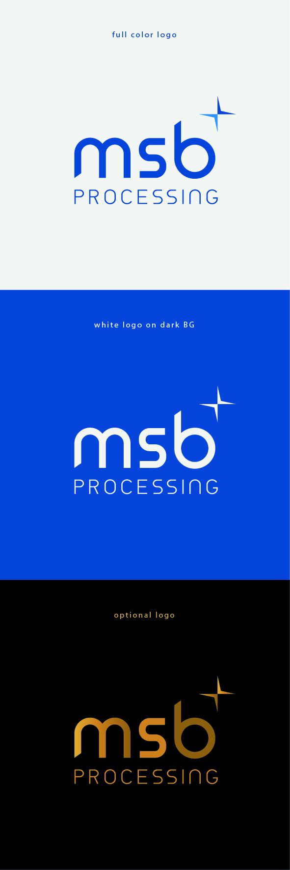 Diseño de Logo por Lammy para MSB Processing LLC | Diseño #28336331