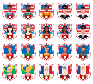 Colorful, stylish NFT art design for major charity