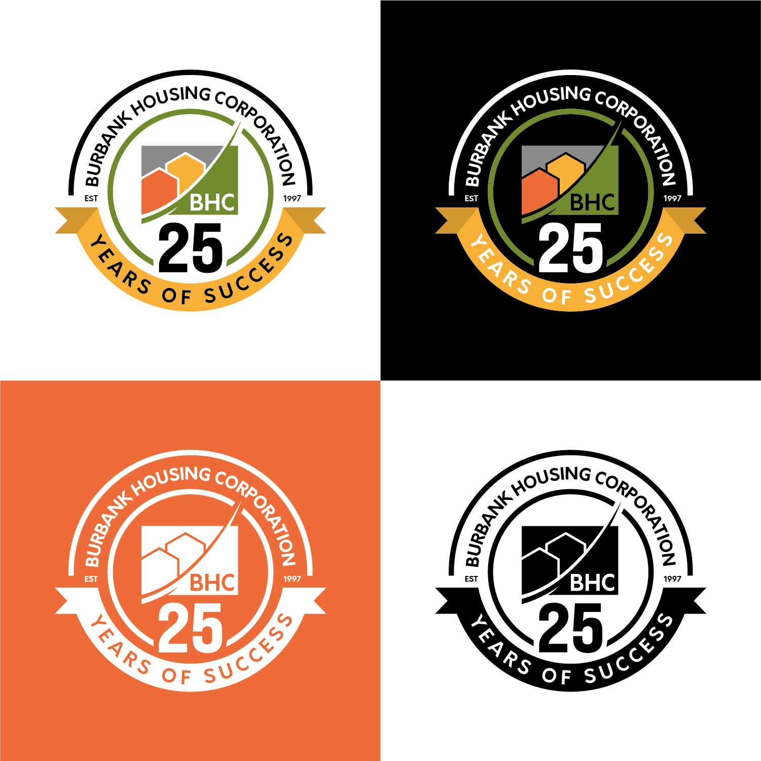 Logo Design by Maxo-Biz for Burbank Housing Corporation | Design #28356372