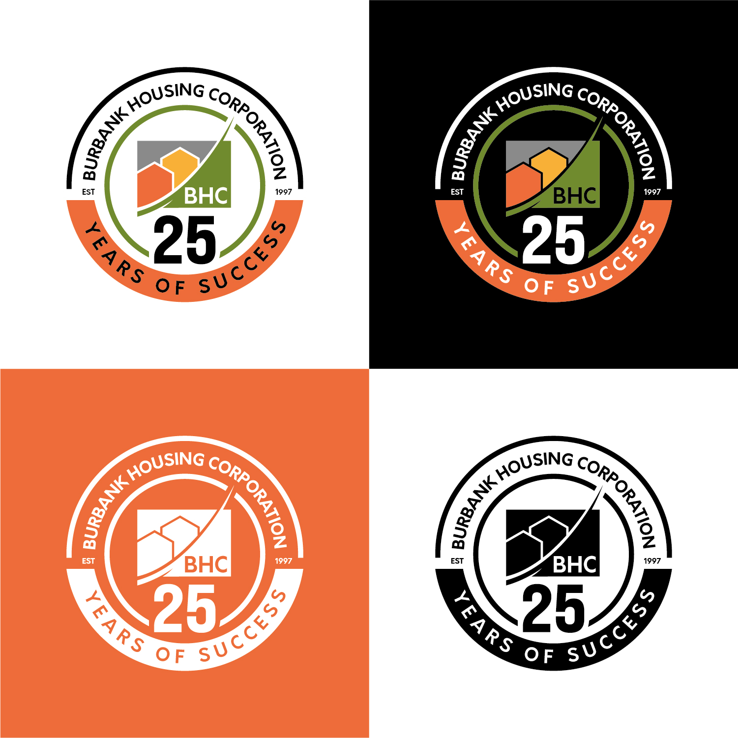 Diseño de Logo por Maxo-Biz para Burbank Housing Corporation | Diseño #28362068