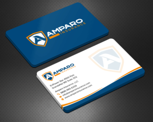 Diseño de Tarjeta de Presentación por sadikul islam para Amparo Insurance, LLC | Diseño: #28331784