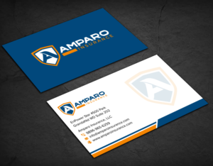 Business Card Design by sadikul islam for Amparo Insurance, LLC | Design: #28332969