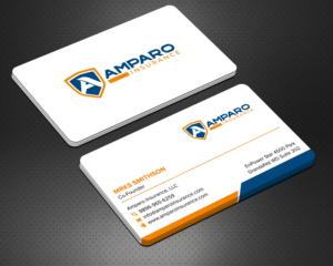 Business Card Design by sadikul islam for Amparo Insurance, LLC | Design: #28333783
